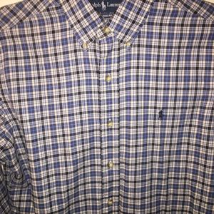 Polo Ralph Lauren casual button down shirt blue